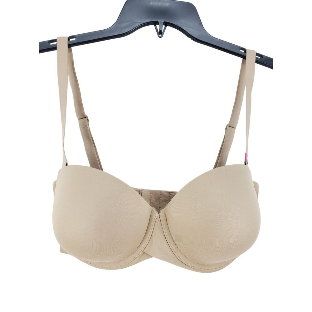 Maidenform Self Expressions Bra Size 38DD Nude Stay Put Strapless